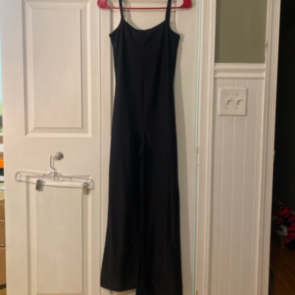 Black Nylon Jumpsuit - Picture 1 of 2